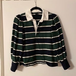 Veronica Beard Jeans stripped shirt